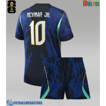 Fotballdrakt Barn Brasil Neymar Jr #10 Bortedraktsett VM 2026 Kortermet (+ Korte bukser)